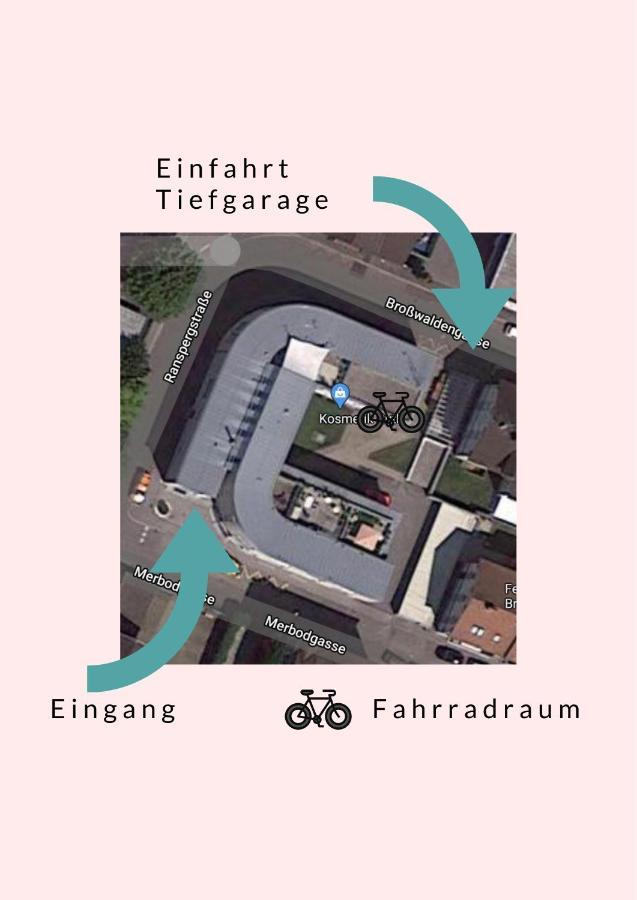 2-Zimmerwohnung mit Dachterrasse in Seenähe Bregenz Exterior foto